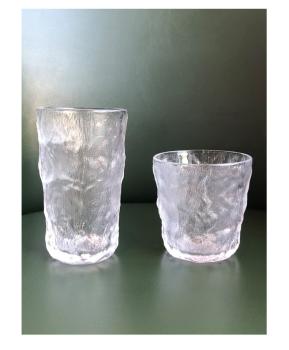360Home Glas mit Gletschermuster verdickte Textur